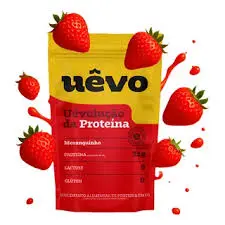 ALBUMINA NATUROVOS SABOR MORANGO 420 G.